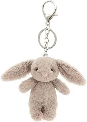 Cute Bunny Bag Charm, Plush Rabbit Keychain Mini Rabbit Car Keys Decor Purse Charm Pendant Decoration