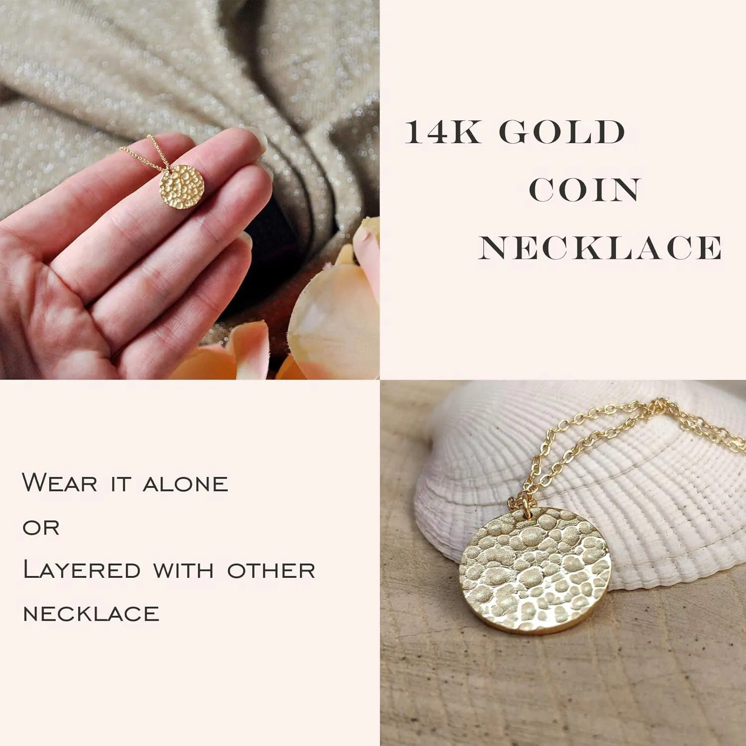 Dainty Gold Layered Bar Neckalce Moon Pendant Lariat Y Necklace 14K Gold Simple Necklace for Women