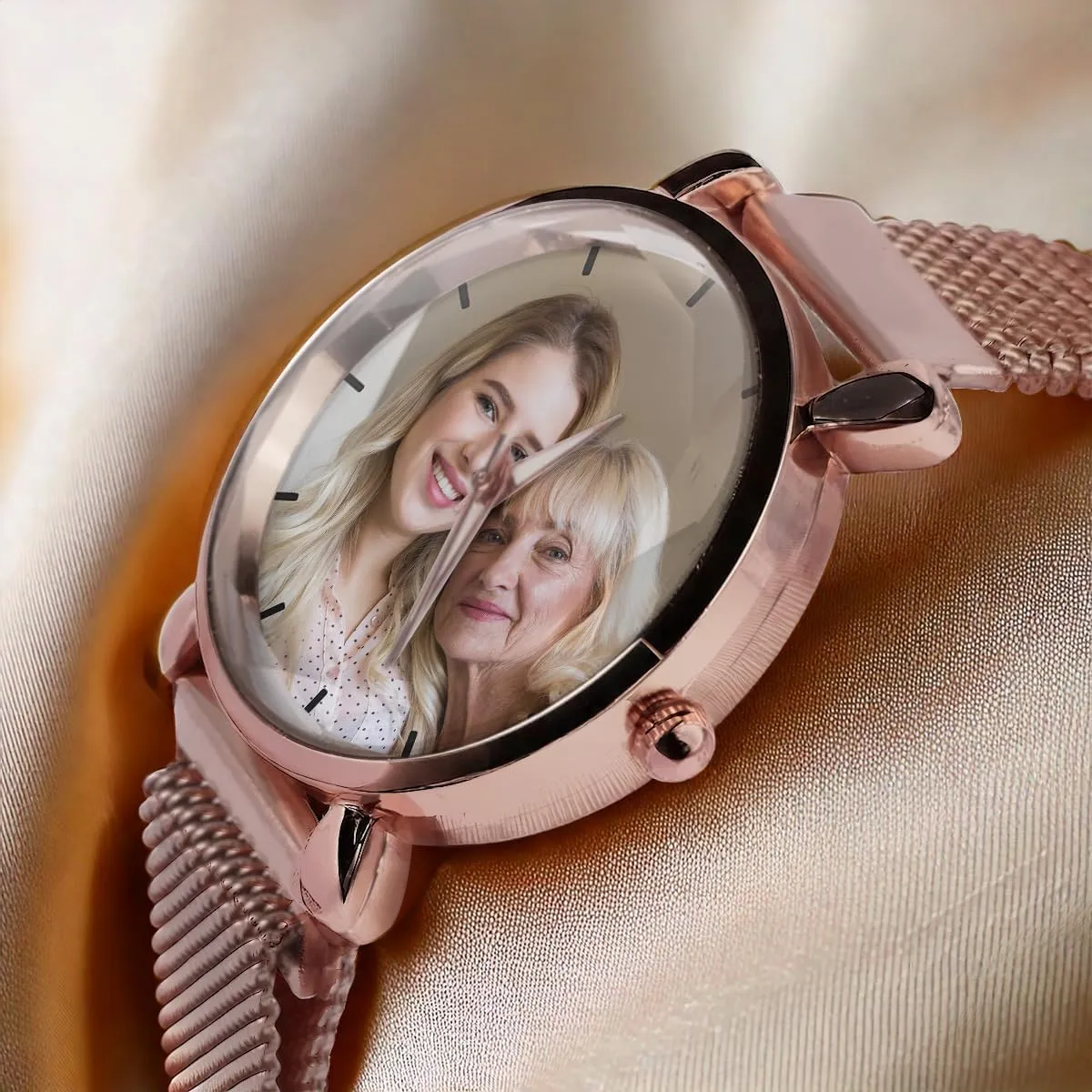 DOPTIKA Personalized Womens Watch, Mothers Day Unique Gifts for Mom, Grandma Birthday Gift, Nana Gift from Grandkids, Custom Wrist Watches for Woman, Mom Gifts from Daughters Sons