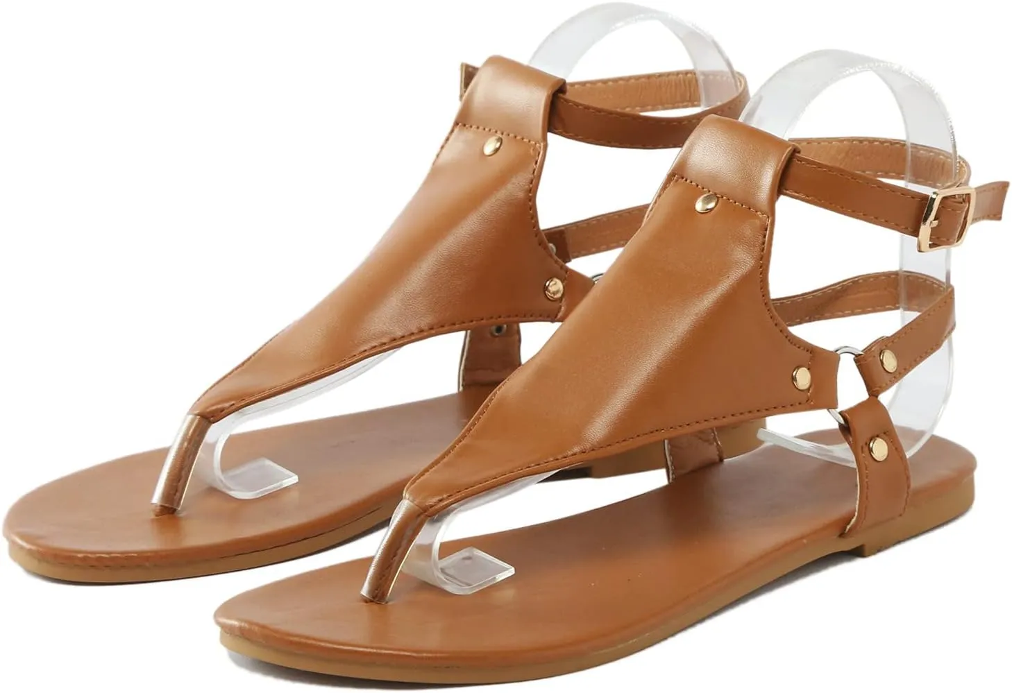 Eduavar Walking Sandals Women, Sandals Women Dressy Summer Close Toed Sandals Hollow Out Wedges Comfy Sandals Shoes