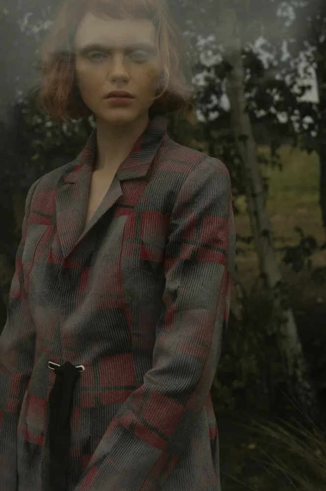 Esperanto Language Blazer - Burgundy