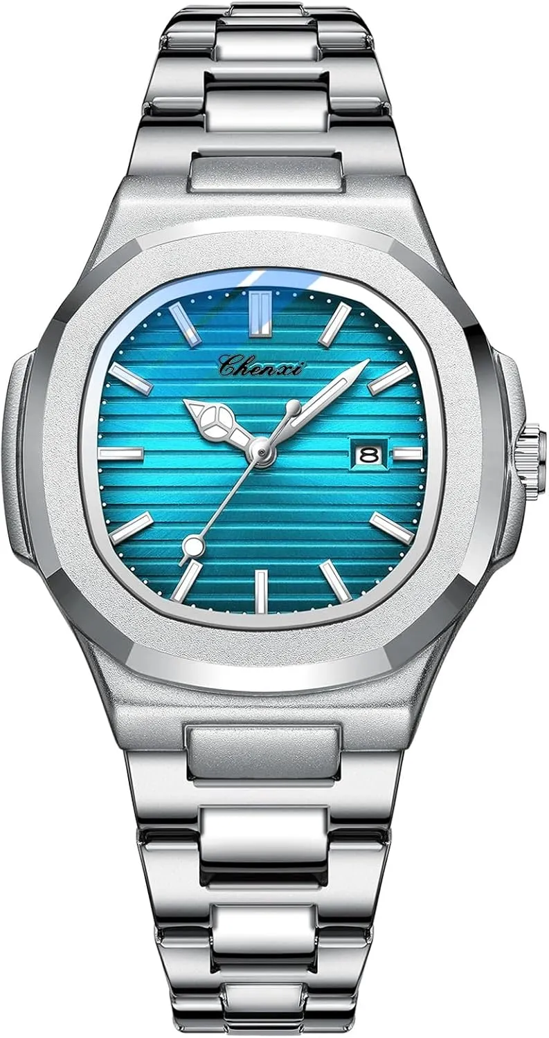 FANMIS Men's Women's Watches Business Luxury Date Quartz Stainless Steel Waterproof Wristwatch