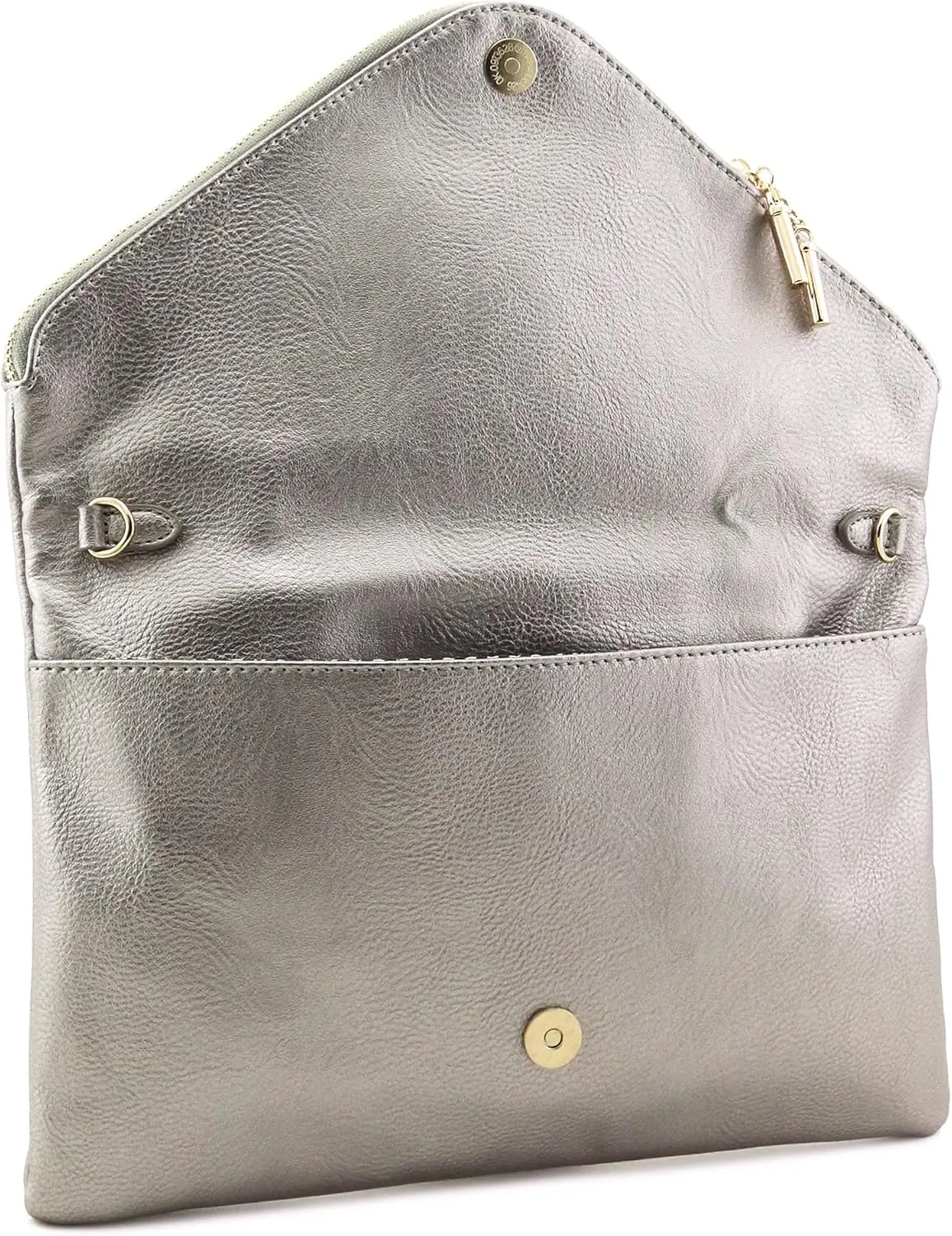FashionPuzzle Oversized Envelope Clutch Evening Bag with Chain Strap