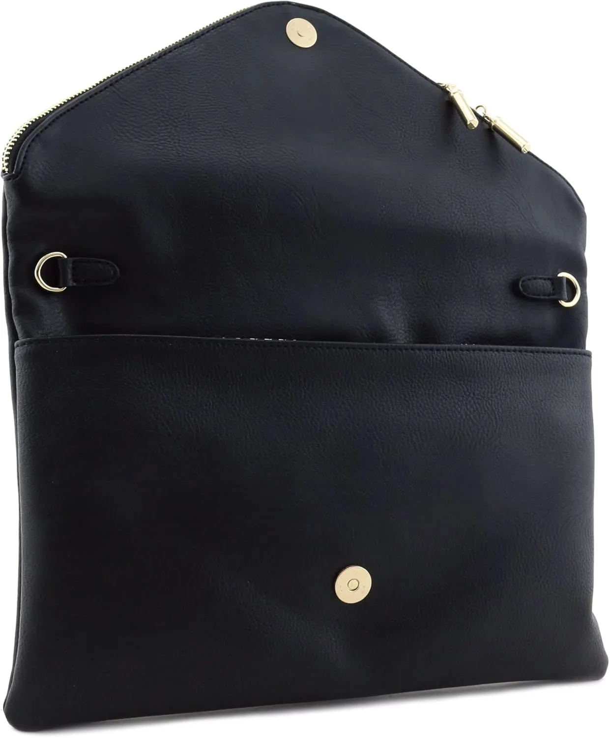 FashionPuzzle Oversized Envelope Clutch Evening Bag with Chain Strap