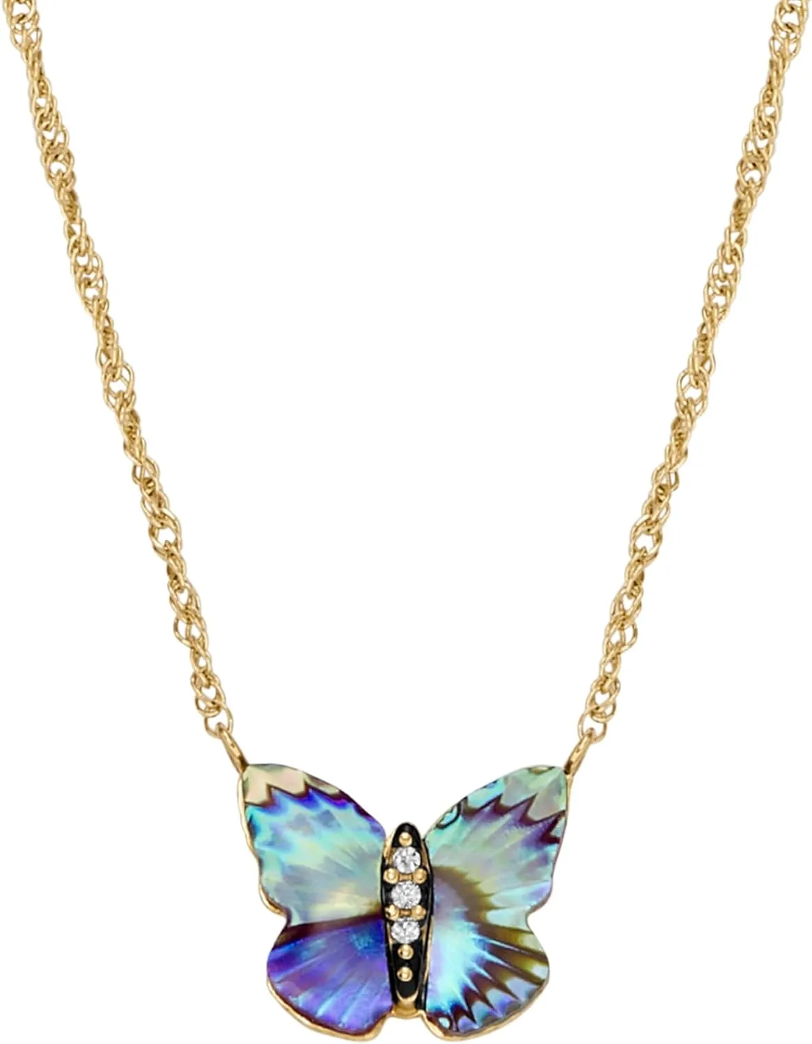 Fossil Women's Gold-Tone Stainless Steel Pendant Chain Necklace for Women