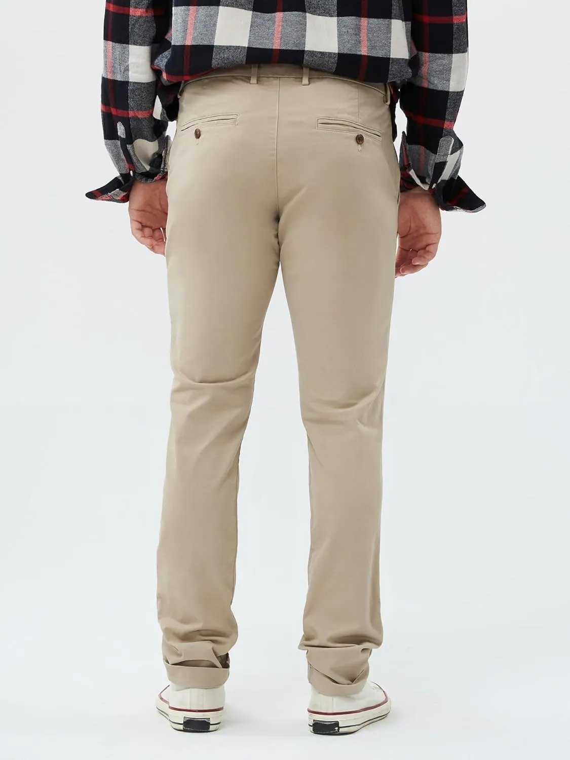 GAP Men's Essential Skinny Fit Khaki Chino Pants