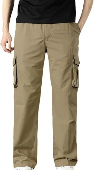 GIERIDUC Dress Pants for Men's Classic Fit Extra Long Skinny Khaki Pants Smart Jogging Bottoms Mens Slim Fit Business Pants