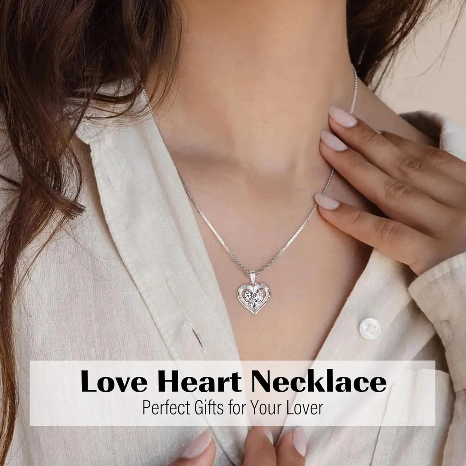 Gifts for Mom Daughter Heart Necklace I Love You Gifts for Wife Girlfriend Gold Infinity Necklace Birthday Gift Ideas Anniversary Valentines Mothers Day Christmas Gift Jewelry