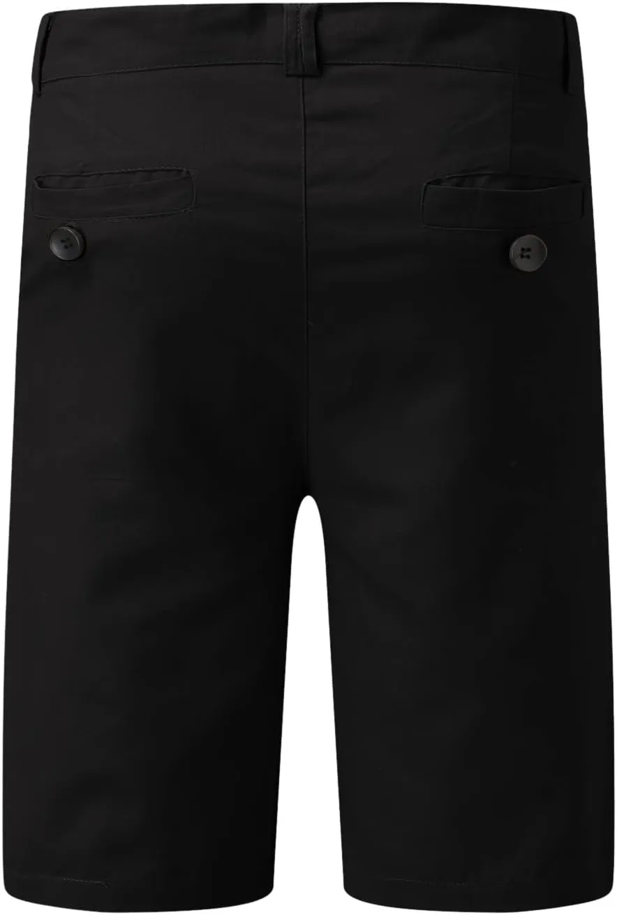 GOKKILRW Mens Slim Fit Casual Chino Shorts Comfort Stretch Cotton Work Shorts Summer Beach Stretch Twill Chino Golf Shorts