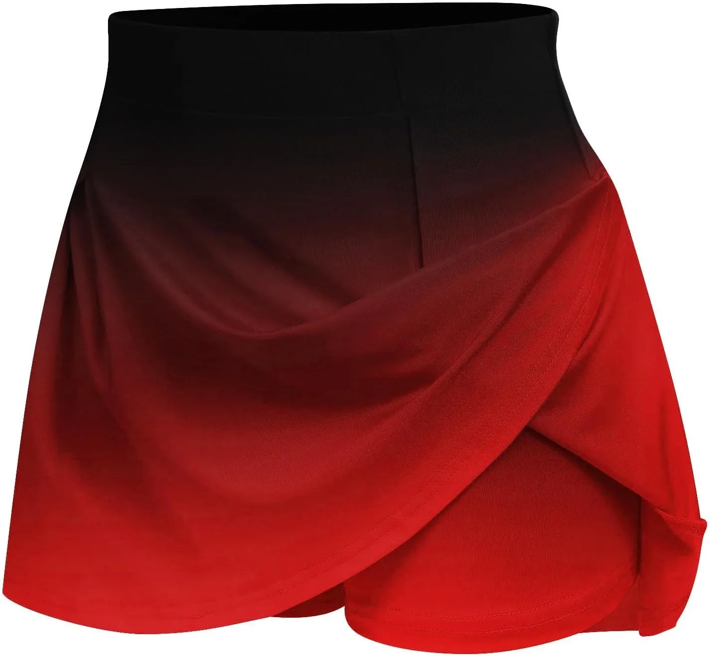 Gradient Tennis Skorts for Women High Waist Athletic Golf Skirt with Shorts Running Workout Activewear Summer Skirts