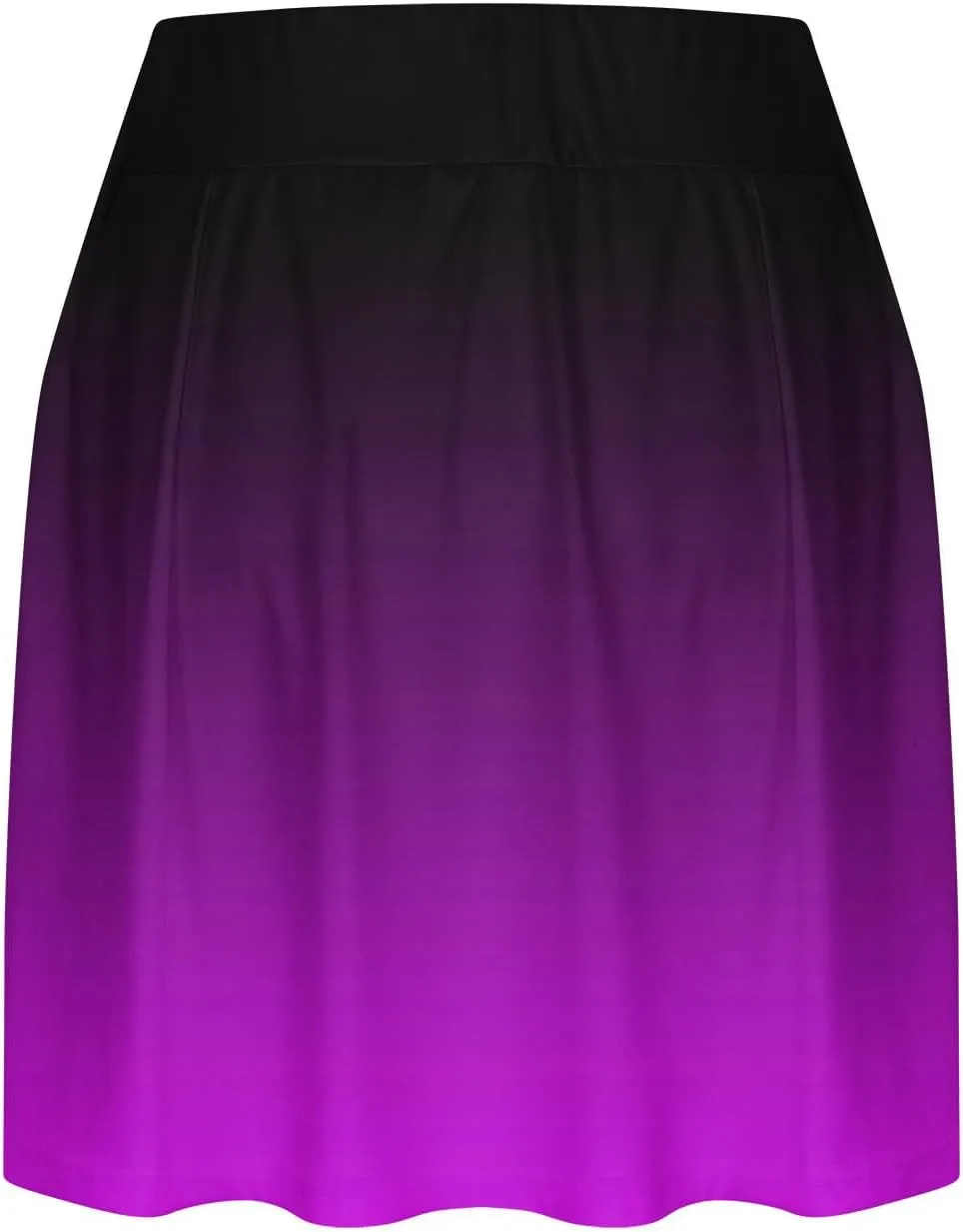 Gradient Tennis Skorts for Women High Waist Athletic Golf Skirt with Shorts Running Workout Activewear Summer Skirts