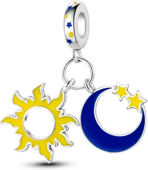 Hapour 925 Sterling Silver Charms for Charm Bracelets Necklace European Jewelry Pendant Beads Charm for Women Mom