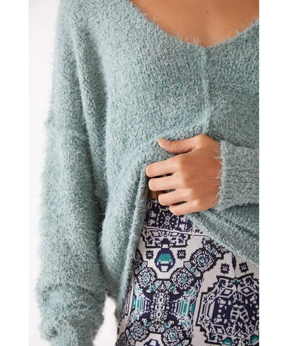 Icing V-Neck Pullover Spring Dust