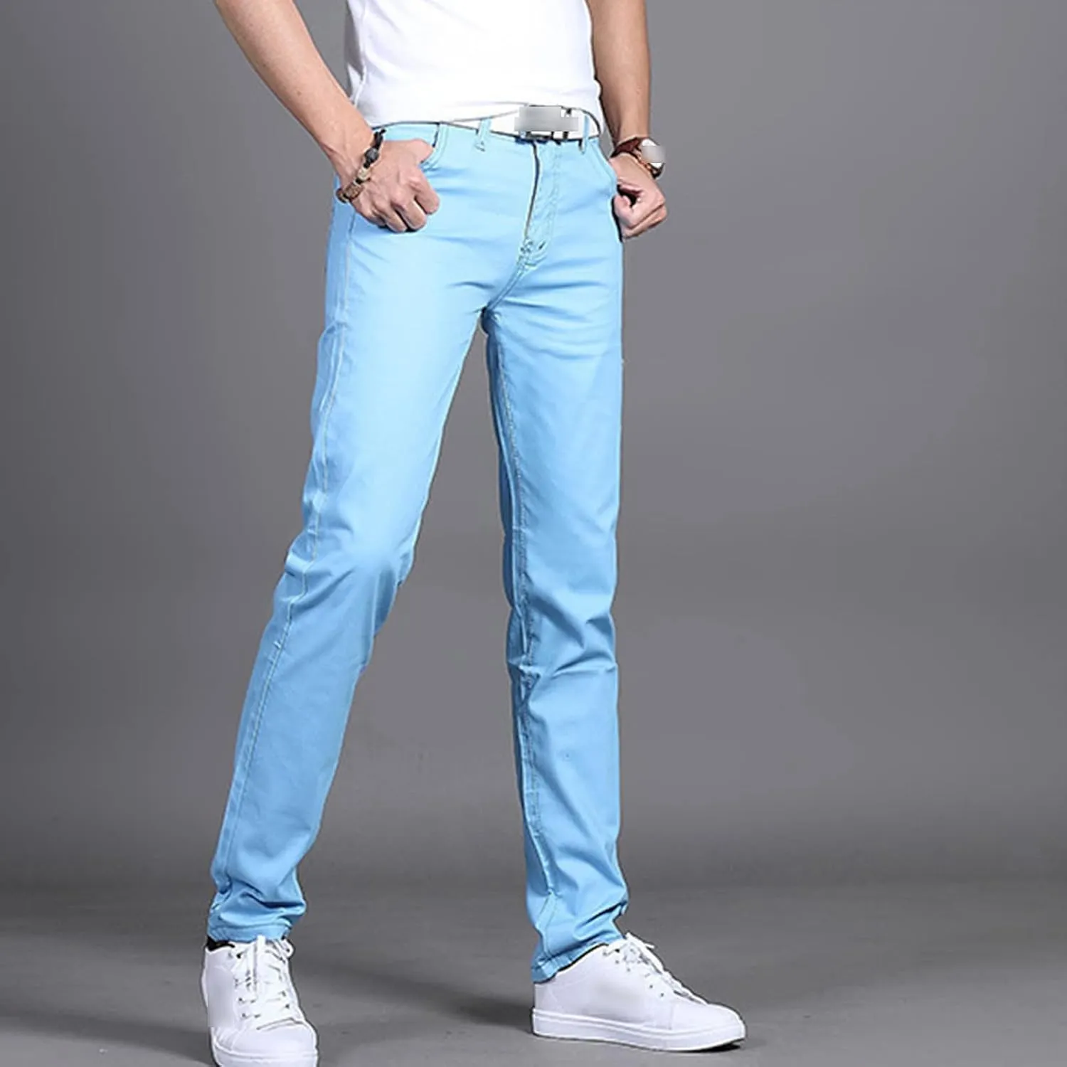 JEShifangjiusu Men's Flex Flat Front Straight Fit Pant Casual Khaki Stretch Pants Lightweight Comfort Tapered Chino Pants