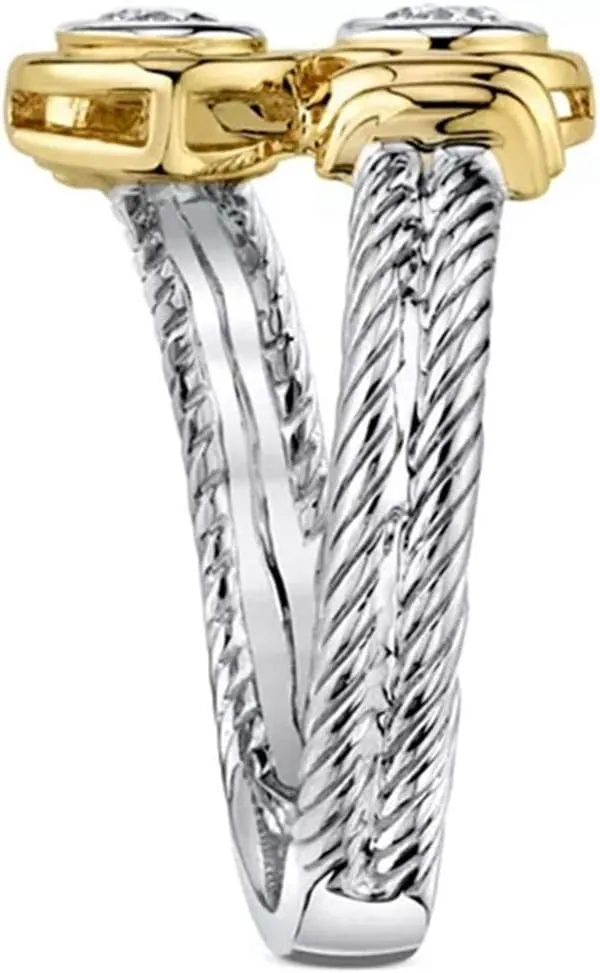 Jude Jewelers Stainless Steel Braided Knot Wedding Engagement Promise Statement Ring