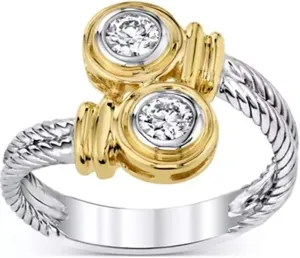 Jude Jewelers Stainless Steel Braided Knot Wedding Engagement Promise Statement Ring
