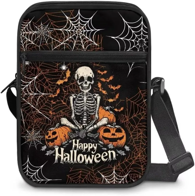 Kuiaobaty Women Shoulder Bag Crossbody Bag Halloween Messenger Bag Sling Bag