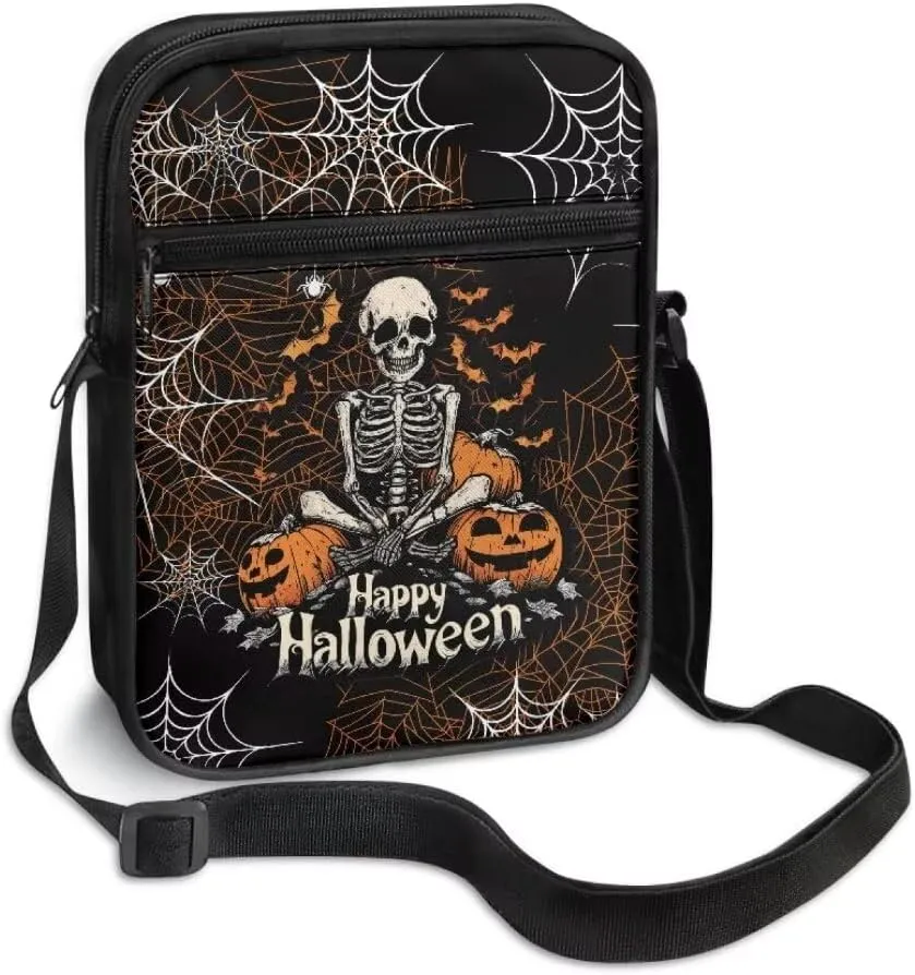 Kuiaobaty Women Shoulder Bag Crossbody Bag Halloween Messenger Bag Sling Bag
