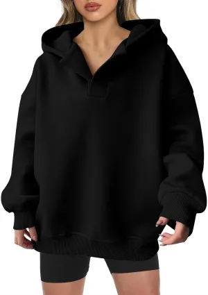 Lastesso Fall Fashion for Women 2024 Trendy Long Sleeve Hoodie Sweatshirt Oversized Comfort Pullover Preppy Clothes