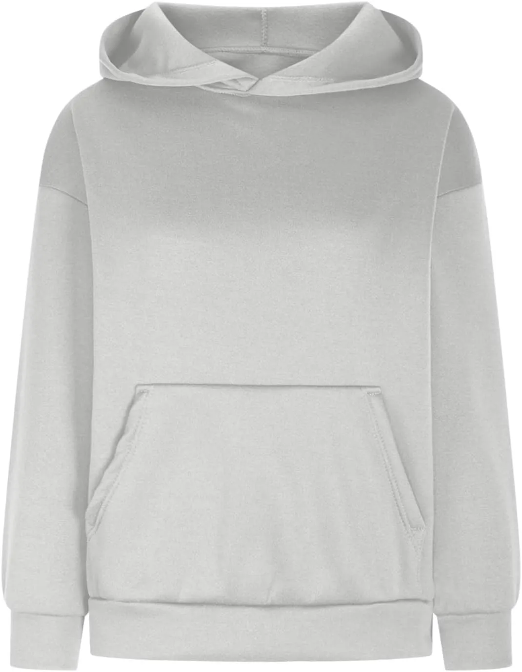 Lastesso Hoodies for Women Fleece Fall Warm Sweatshirts Trendy Solid Loose Pullovers Oversized Comfy Clothes with Pockets