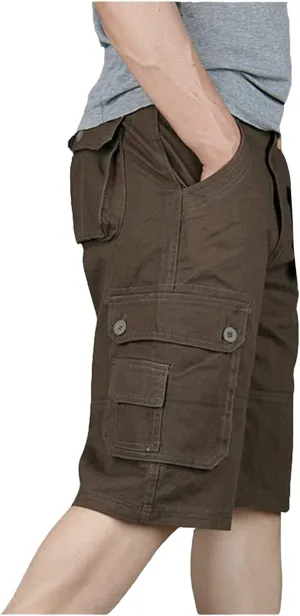 LCMTWX Mens Shorts 2024 Overalls Summer Men's and Color Pants with Multi-Pocket Men's Pants White Shorts Khaki Shorts Men