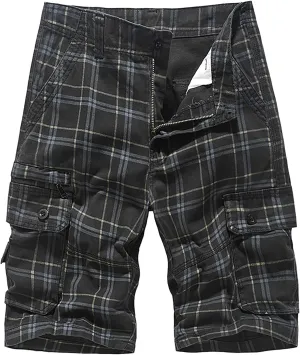 LCMTWX Mens Work Shorts Waist Pant Short Cargo Pant Solid Splice Pocket Drawstring Shorts Fashion Mens Shorts 10 Inch Mens