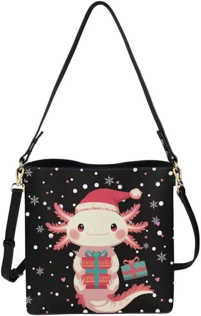 Leather Bucket Bags for Women Trendy Large Tote Bag Hobo Bags Lady Purses and Handbags Travel Cross Body Bag Purses
