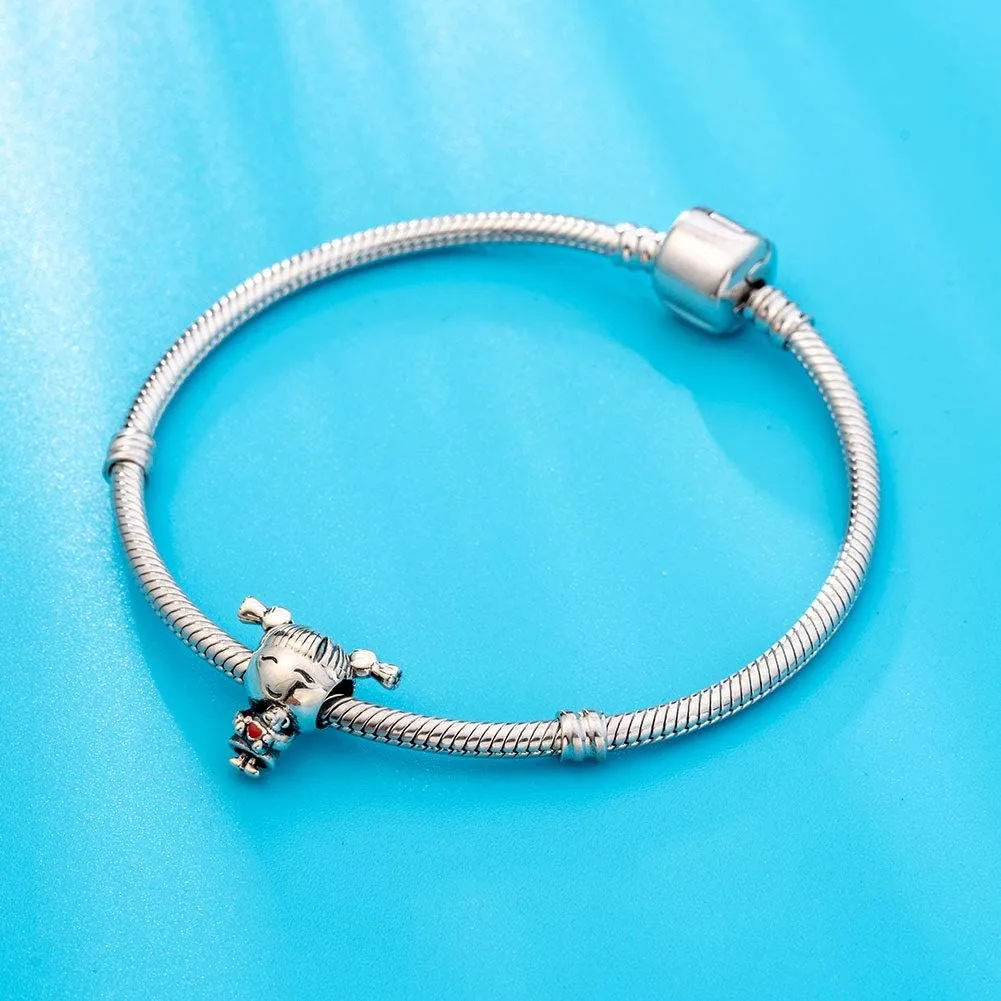 Lucky Boy Sterling Silver Child Birthday Love Charm for Pandora Charm Bracelet