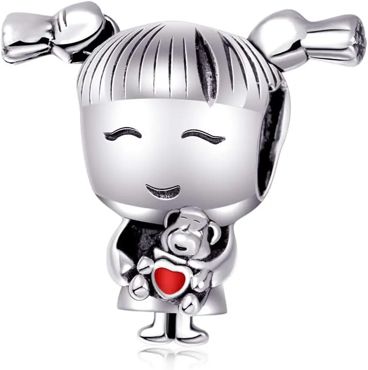 Lucky Boy Sterling Silver Child Birthday Love Charm for Pandora Charm Bracelet