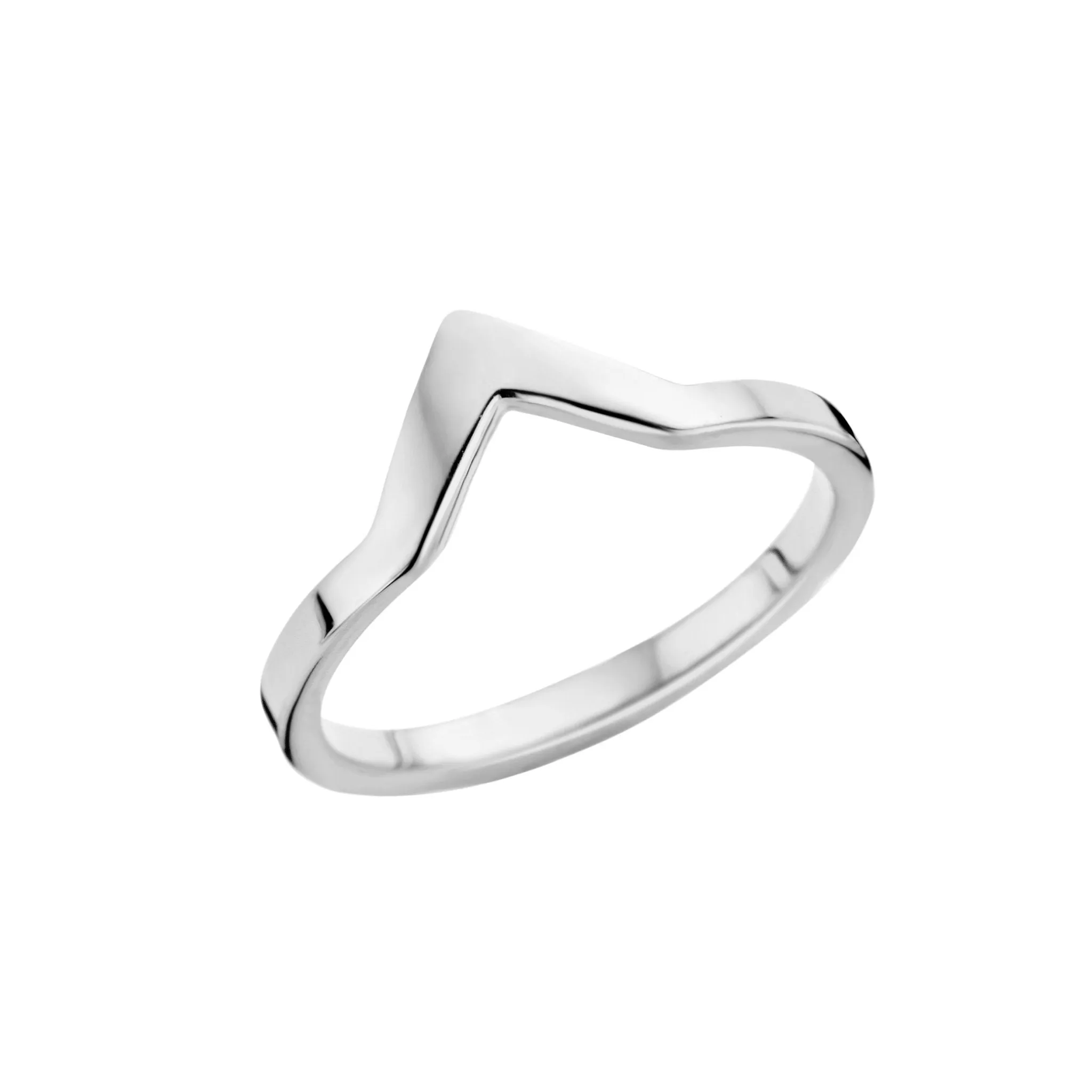 Melano - Ring Friends Pointed Zilver
