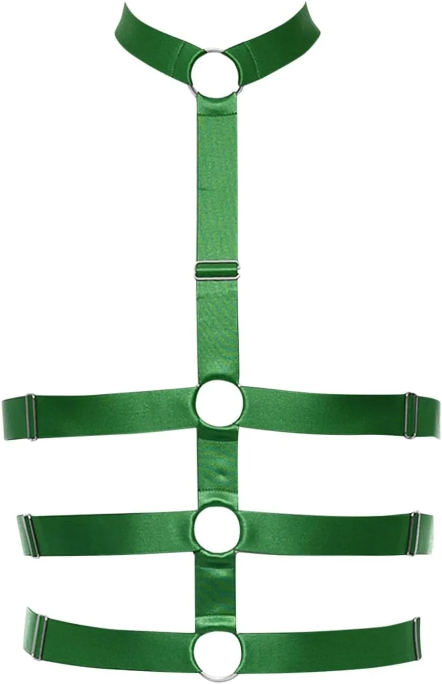 Men's Body Chest Belt Harness Simple Elastic Shoulder Strap Sexy Tummy Control Underwear Party Cosplay Costume