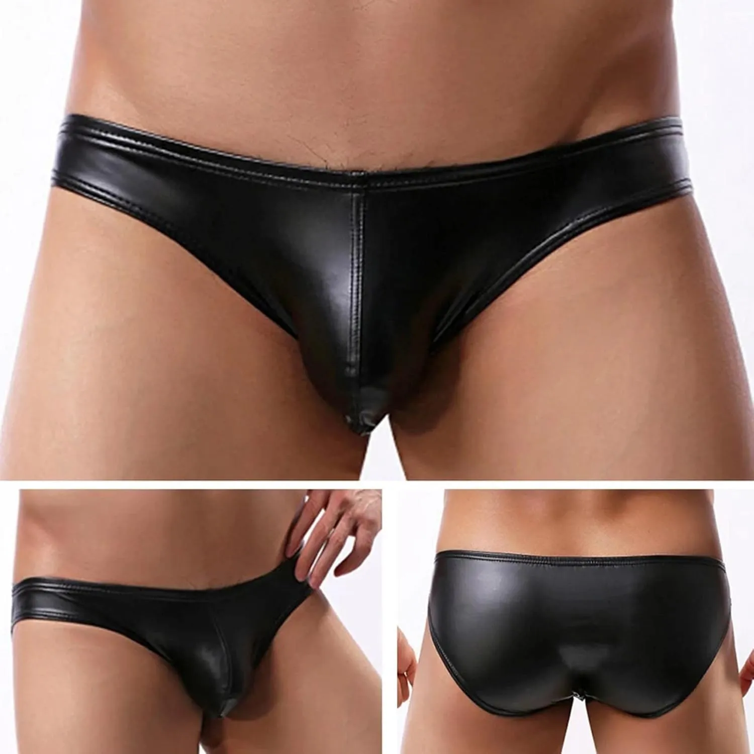 Men's Bra Gift Baskets Large Brief Leather Bodysuit Men