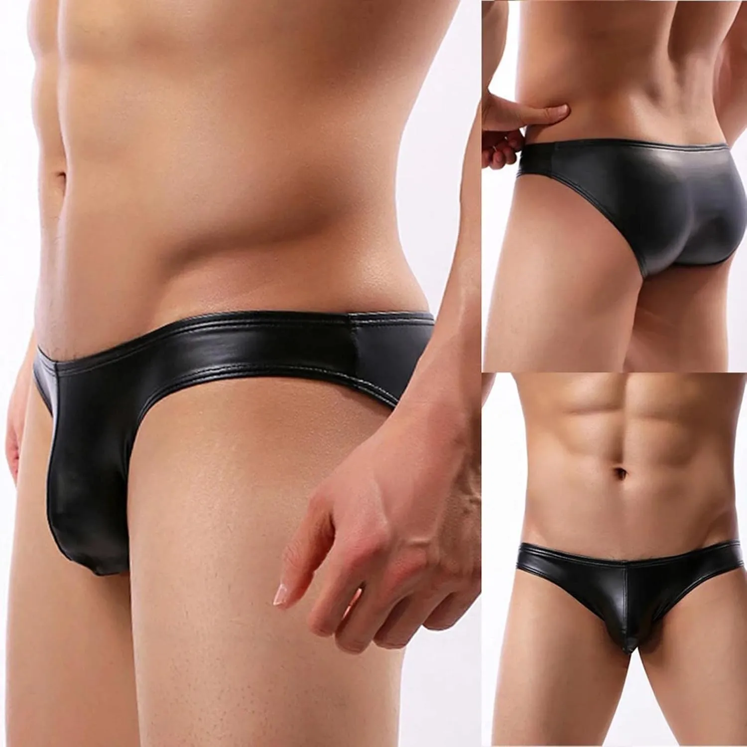 Men's Bra Gift Baskets Large Brief Leather Bodysuit Men