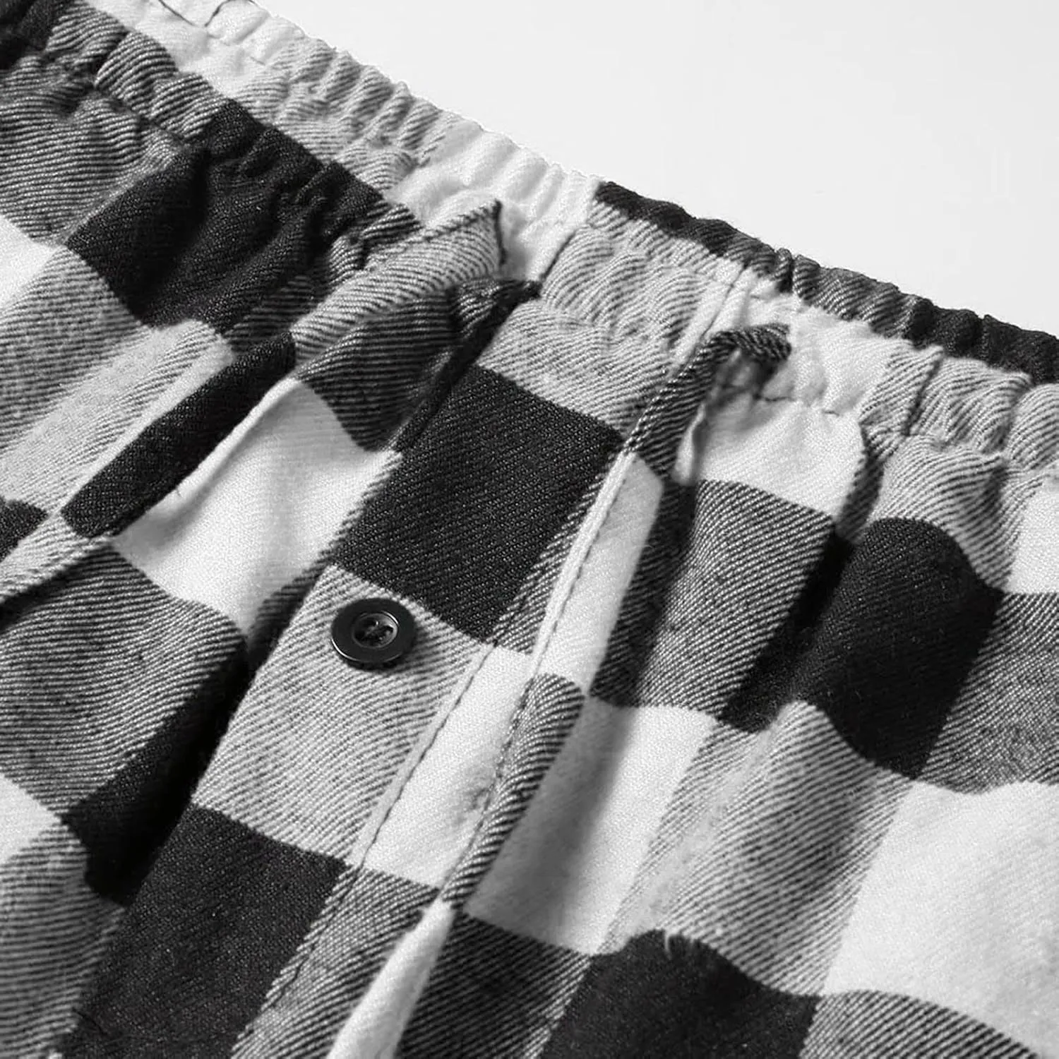 Mens Buffalo Plaid Pajama Pants with Pockets Soft Comfy PJs Bottoms Sleep Loungewear