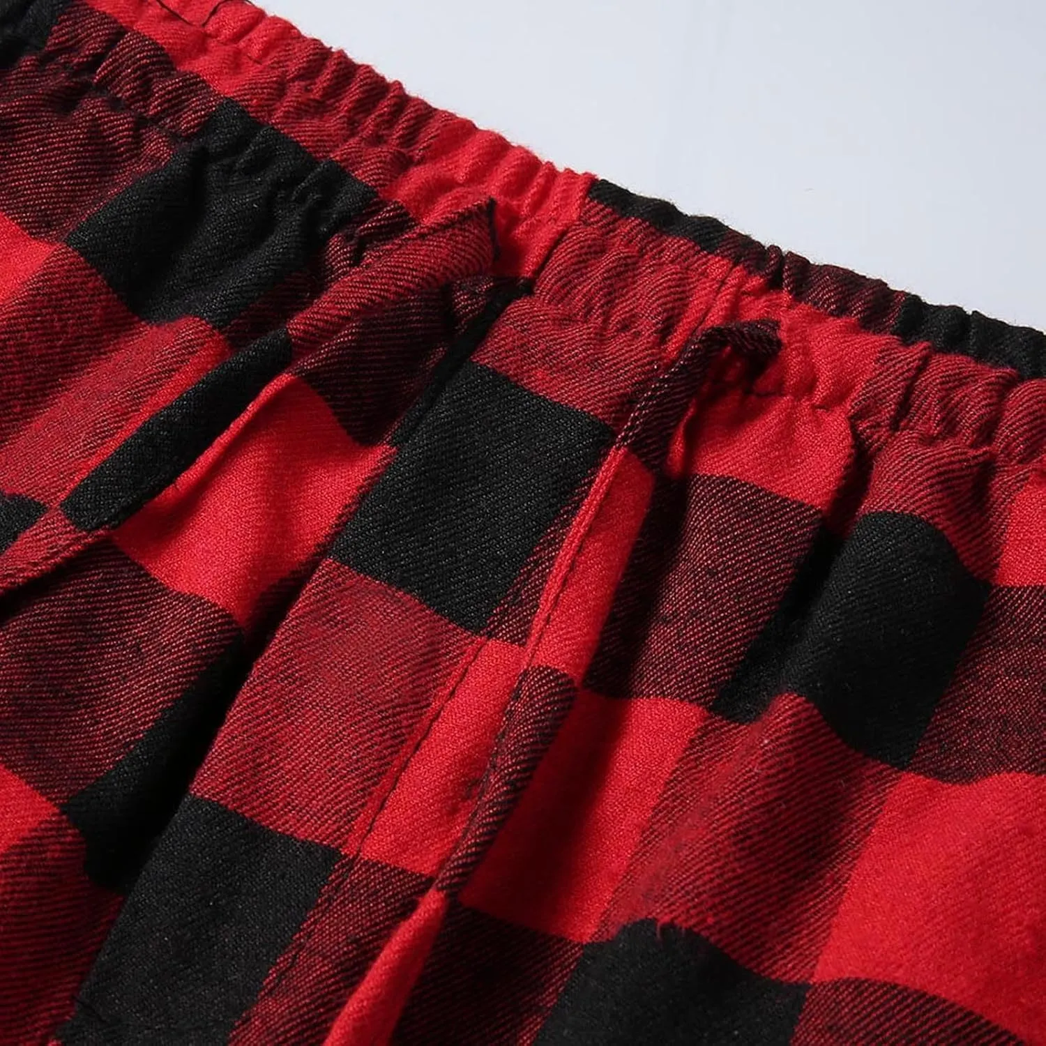 Mens Buffalo Plaid Pajama Pants with Pockets Soft Comfy PJs Bottoms Sleep Loungewear