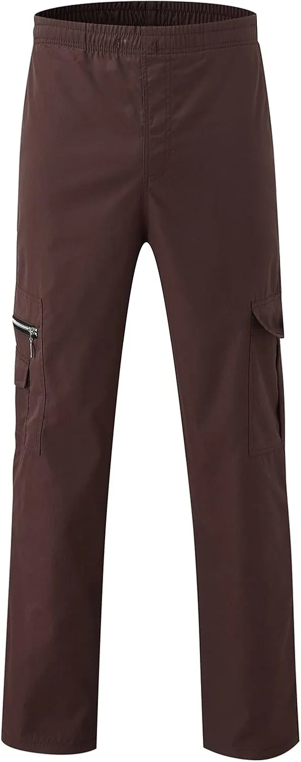 Men's Cargo Pants Military Tactical Hiking Jogger Athletic Work Big and Tall Outdoor Trousers Sweatpants with Pockets