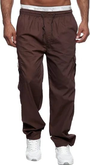 Men's Cargo Pants Military Tactical Hiking Jogger Athletic Work Big and Tall Outdoor Trousers Sweatpants with Pockets