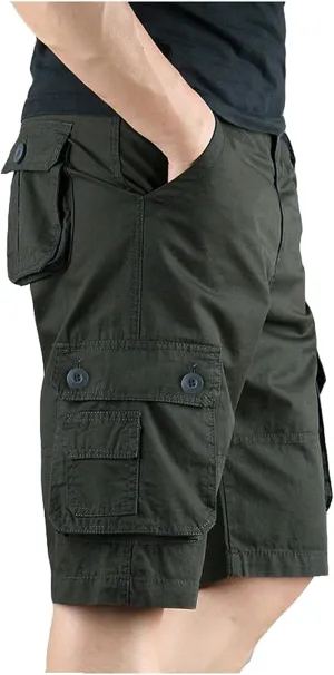 Mens Cargo Shorts and Pants Leisure Color Fashion Men's Solid Summer Men's Pants Shorts Men Cargo Union Cargo Shorts