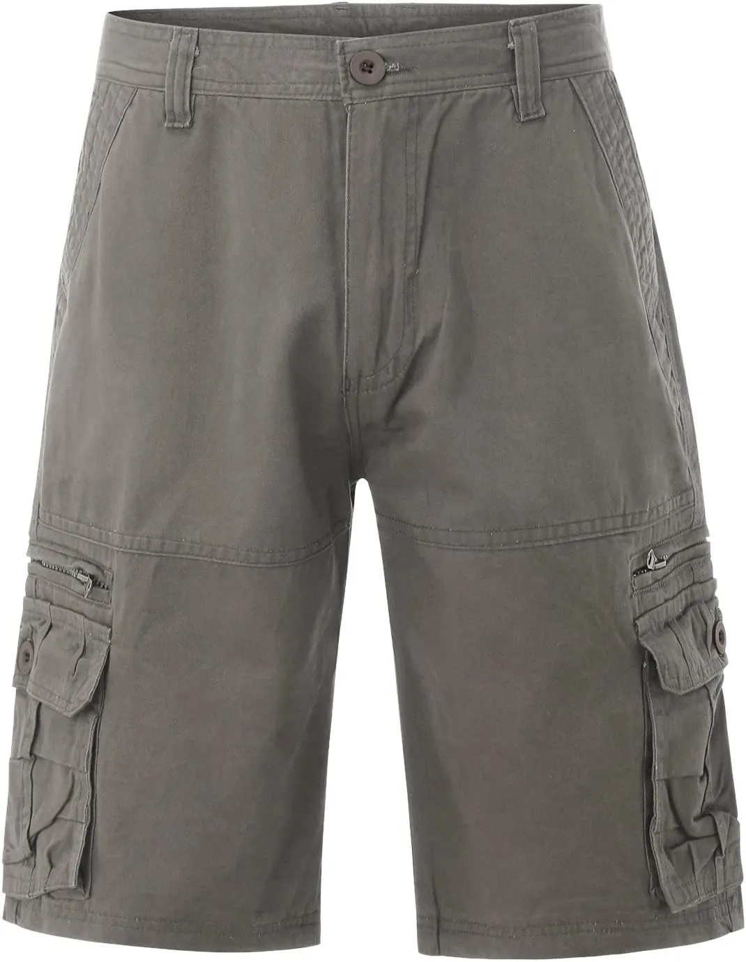 Mens Cargo Shorts Size 36 Short Cargo Pant Solid Splice Pocket Drawstring Shorts Fashion Solid Cargo Shorts for Men