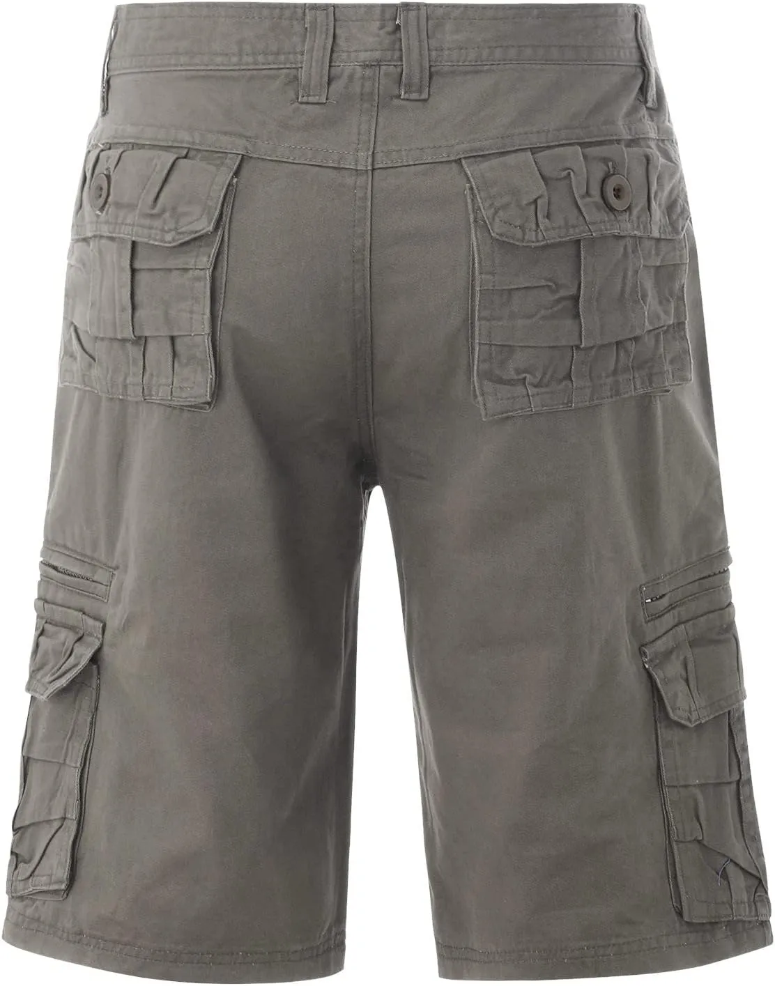 Mens Cargo Shorts Size 36 Short Cargo Pant Solid Splice Pocket Drawstring Shorts Fashion Solid Cargo Shorts for Men
