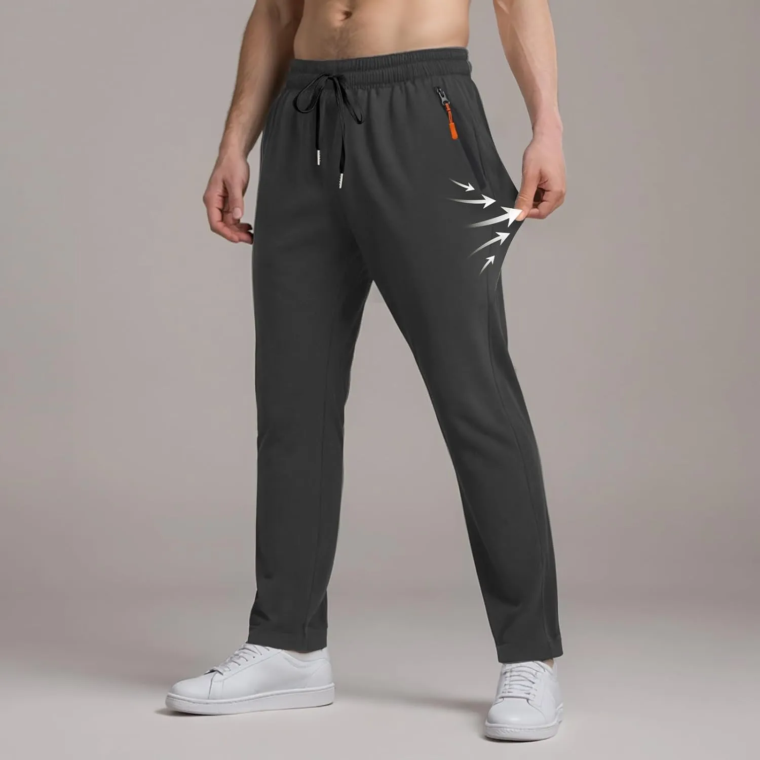 Men's Casual Pants Slim Fit Stretchable Daily Wear Bottoms for Comfort and Style