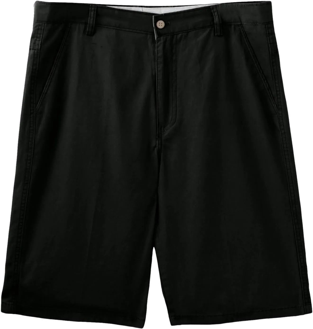 Mens Casual Shorts Cotton Slim Fit Chino Shorts Summer Flat Front Shorts with Pockets Travel Hawaii Lounge Holiday Beach