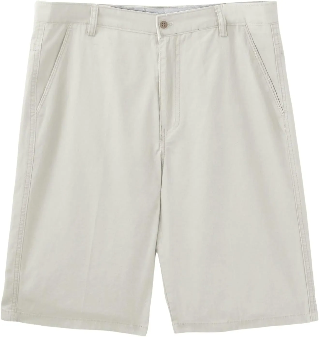 Mens Casual Shorts Cotton Slim Fit Chino Shorts Summer Flat Front Shorts with Pockets Travel Hawaii Lounge Holiday Beach