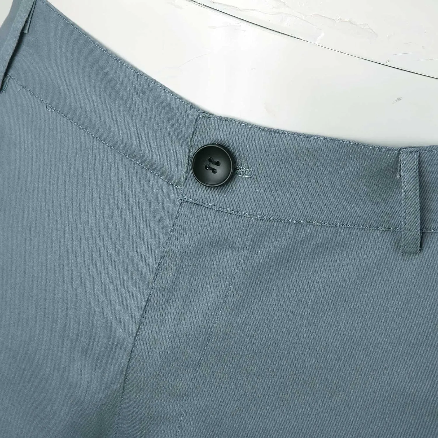 Mens Chino Pants Slim Fit Flat Front Stretch Skinny Straight Leg Classic Twill Dress Pants with Pockets
