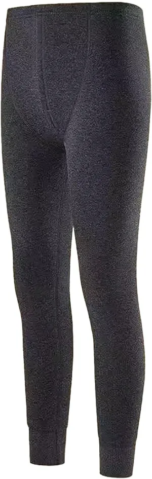 Men's Fleece Lined Leggings Thermal Plain Warm Tights Cold Weather Base Layer Bottoms Slim Fit Winter Baselayer Pants