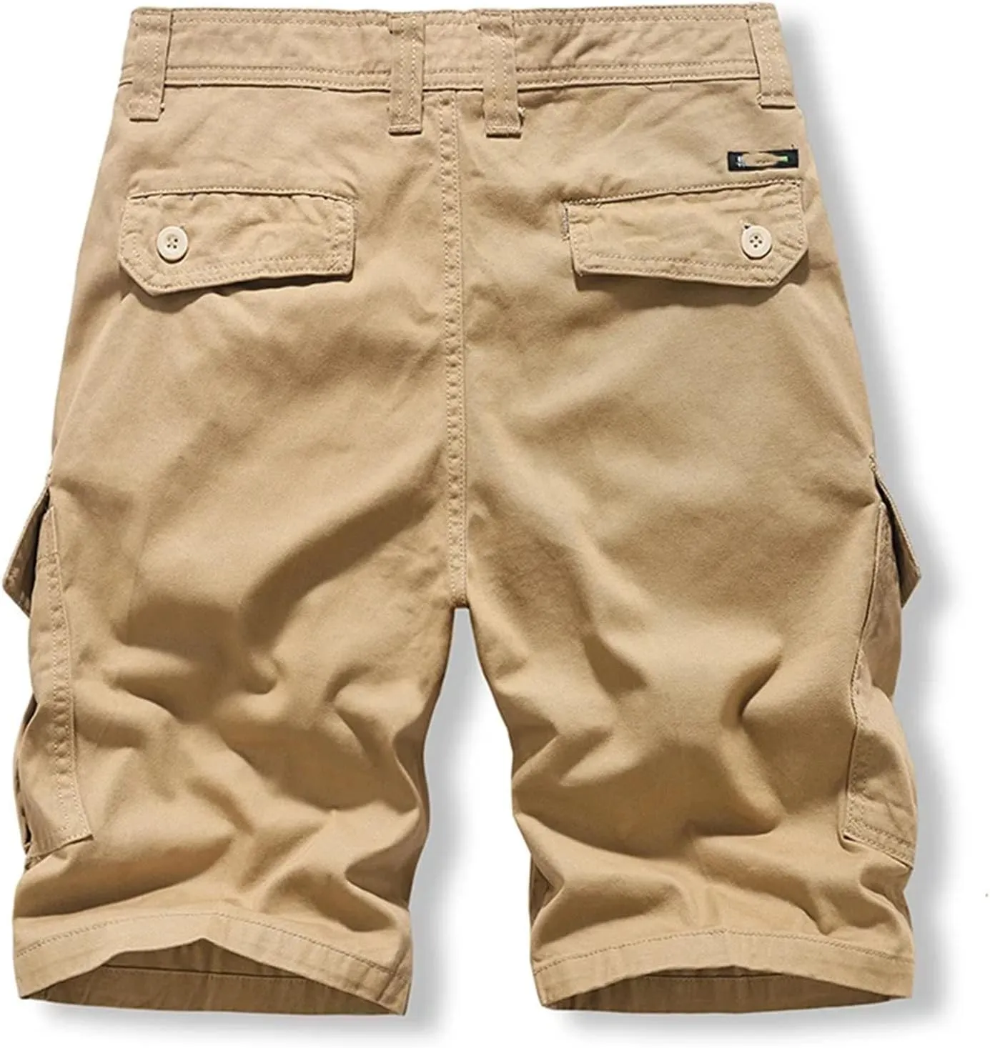 Men's Straight Leg Sports Cargo Shorts Summer Cotton Outdoor Slim Fit Shorts