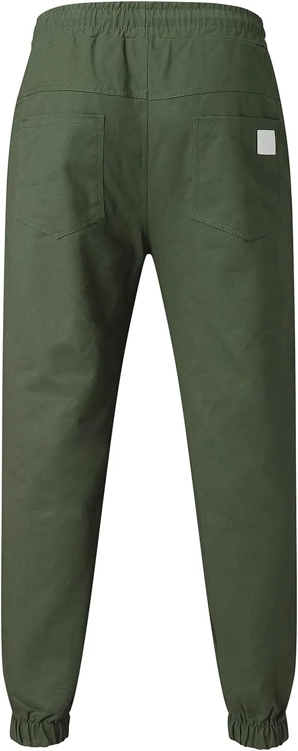 Mens Sweatpants Joggers Pants Man Waist Athletic Sports Sweats Casual Trousers Pants Sweatpants for Men with Pockets