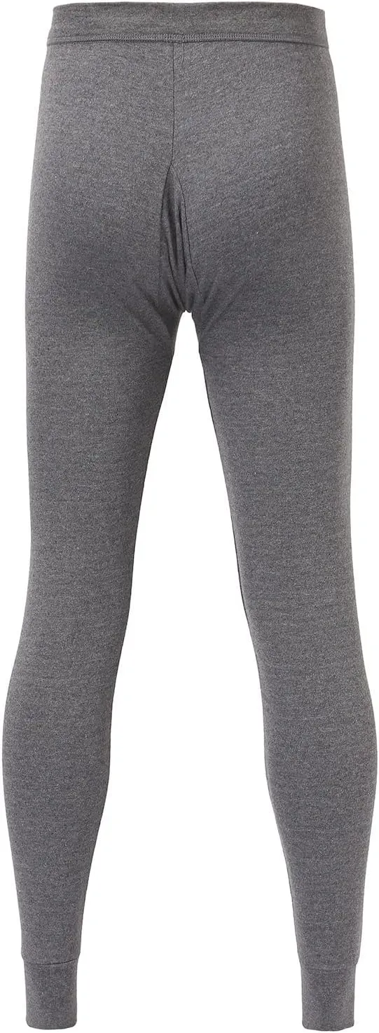 Mens Thermal Underwear Pants Lightweight Long Johns Bottoms Elastic Waist Thermal Leggings for Men Cold Weather