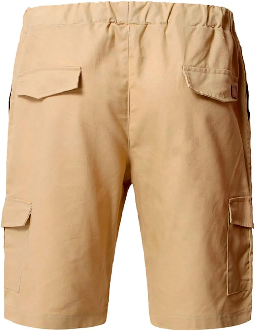Muscularfit 6 Inch Inseam Shorts Men Cotton Linen Shorts with Pockets Slim Fit Drawstring Elastic Waist Summer Beach Shorts