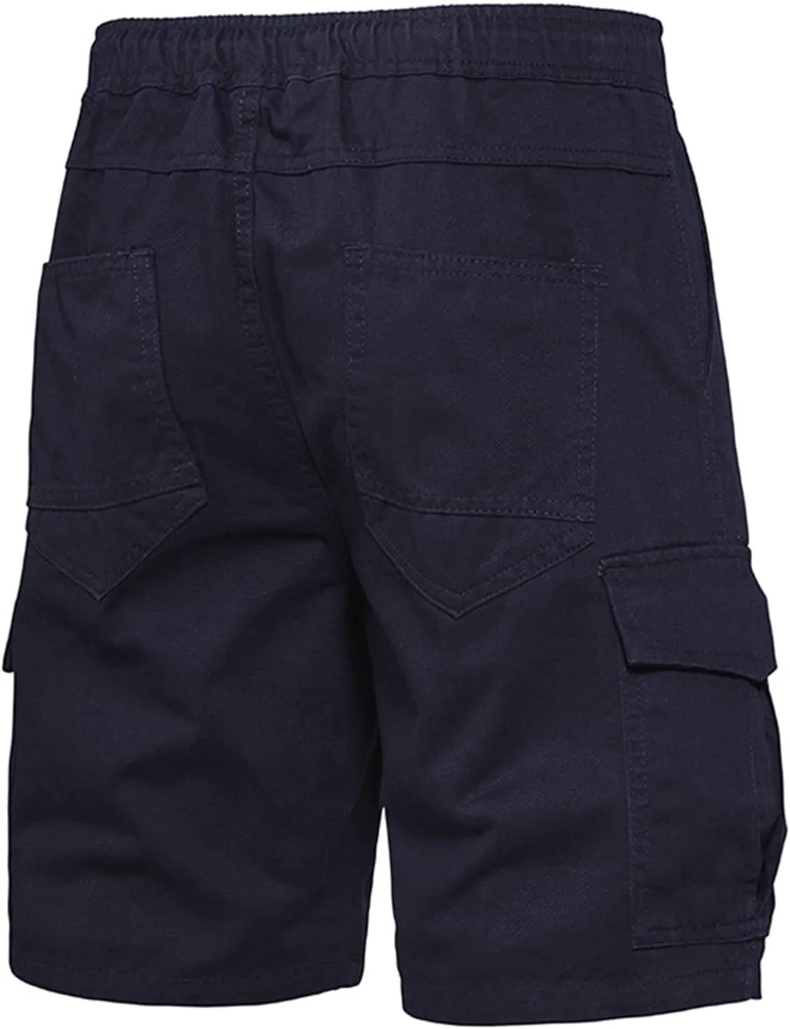 Muscularfit Slim Fit Shorts Men 2023 Causal Drawstring Elastic Waist Cargo Shorts 5" Inseam Pleat Front Summer Beach Shorts